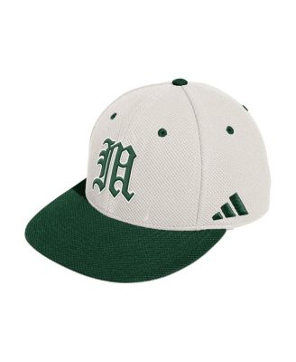 adidas - Men's&nbsp;Adidas Cream Miami Hurricanes On-Field Fitted Baseball Hat