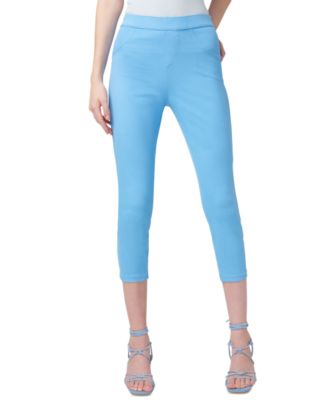 Women's Mid-Rise Pull-On Denim Capri Leggings