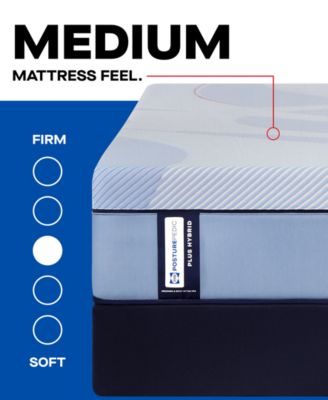 Posturepedic Hybrid Haslett 13" Medium Tight Top Mattress Set - Queen Split