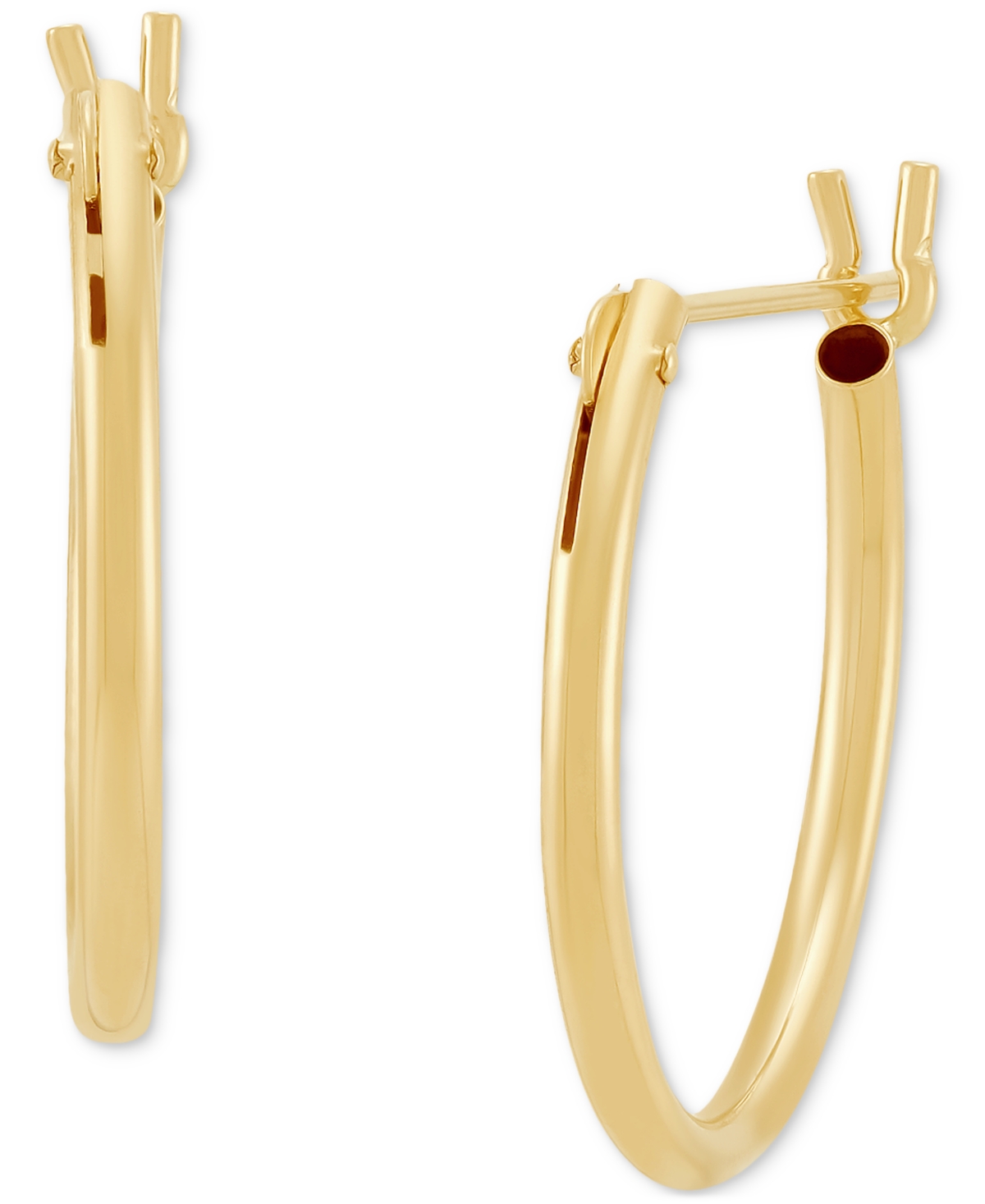 Macy's 2-pc. Set Hoop Earrings In 14k Yellow Gold In Gold