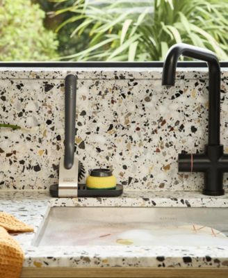 SinkTech 3-Piece Dish Brush Sponge Set with Storage Stand