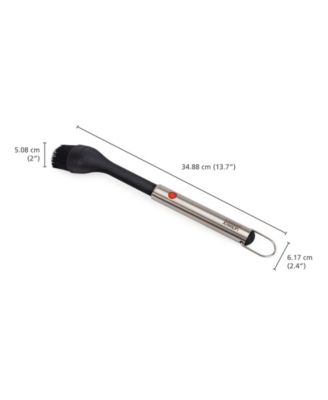 GrillOut 14" BBQ Silicone Basting Brush with Retractable Head