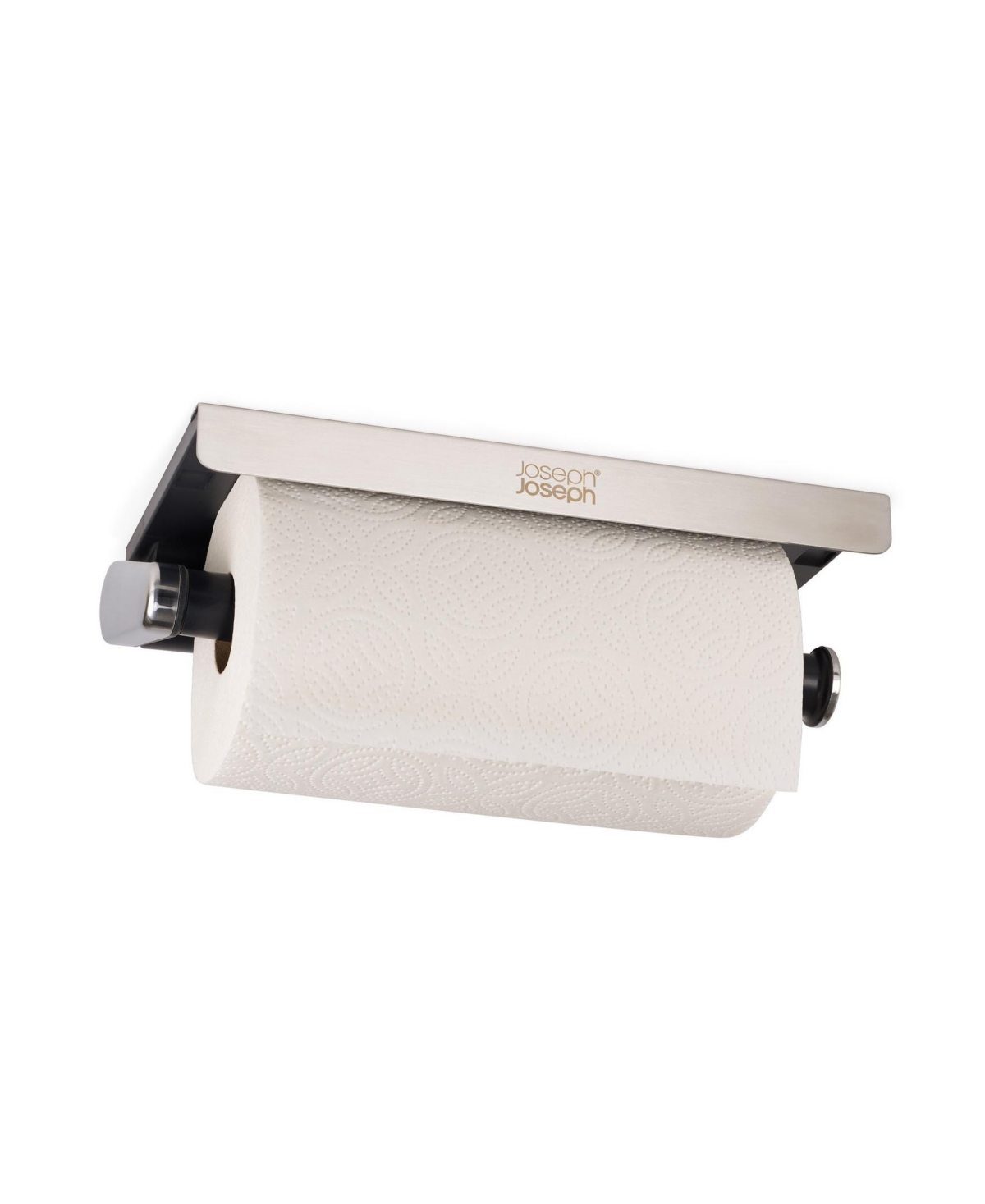Joseph Joseph Rollgrip Under-shelf Easy-tear Paper Towel Holder In Gray