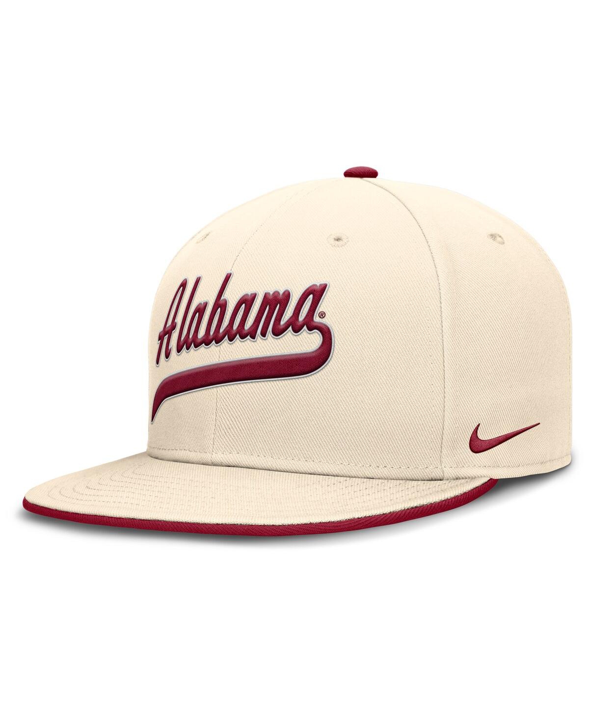Nike Men's Natural Alabama Crimson Tide Primetime True Performance Fitted Hat In Natural