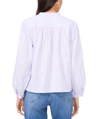 Women's Cotton The Alora High-Neck Blouse
