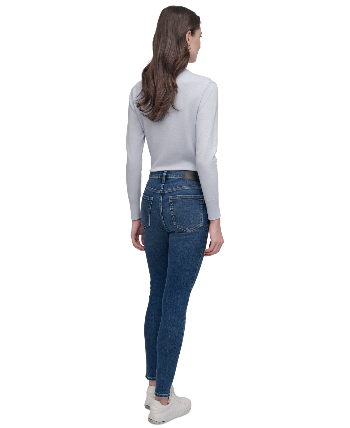 DKNY JEANS WOMEN'S MID RISE SKINNY JEANS 