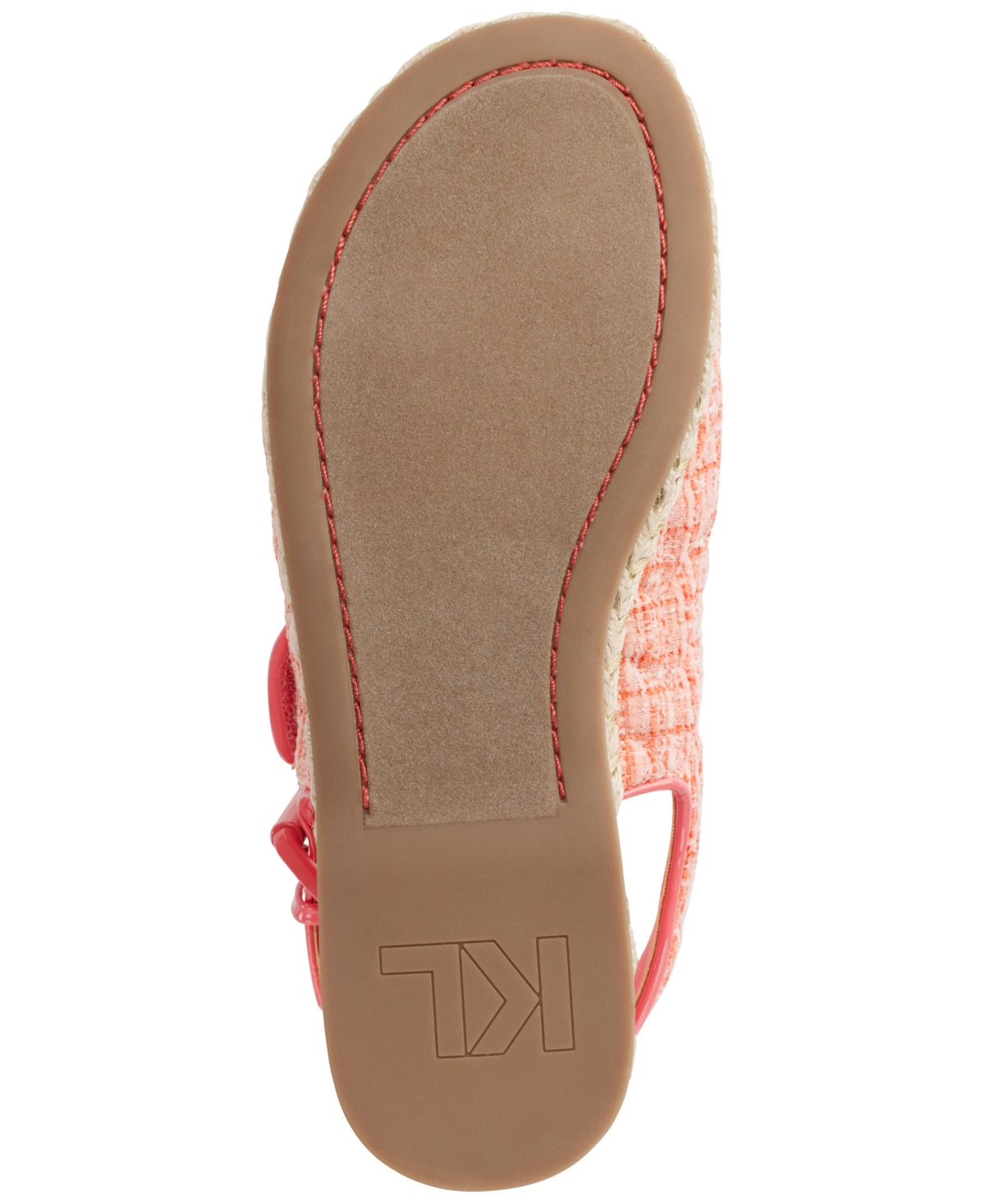 Karl Lagerfeld Paris Charlay Slingback Sandal In Sunset Coral