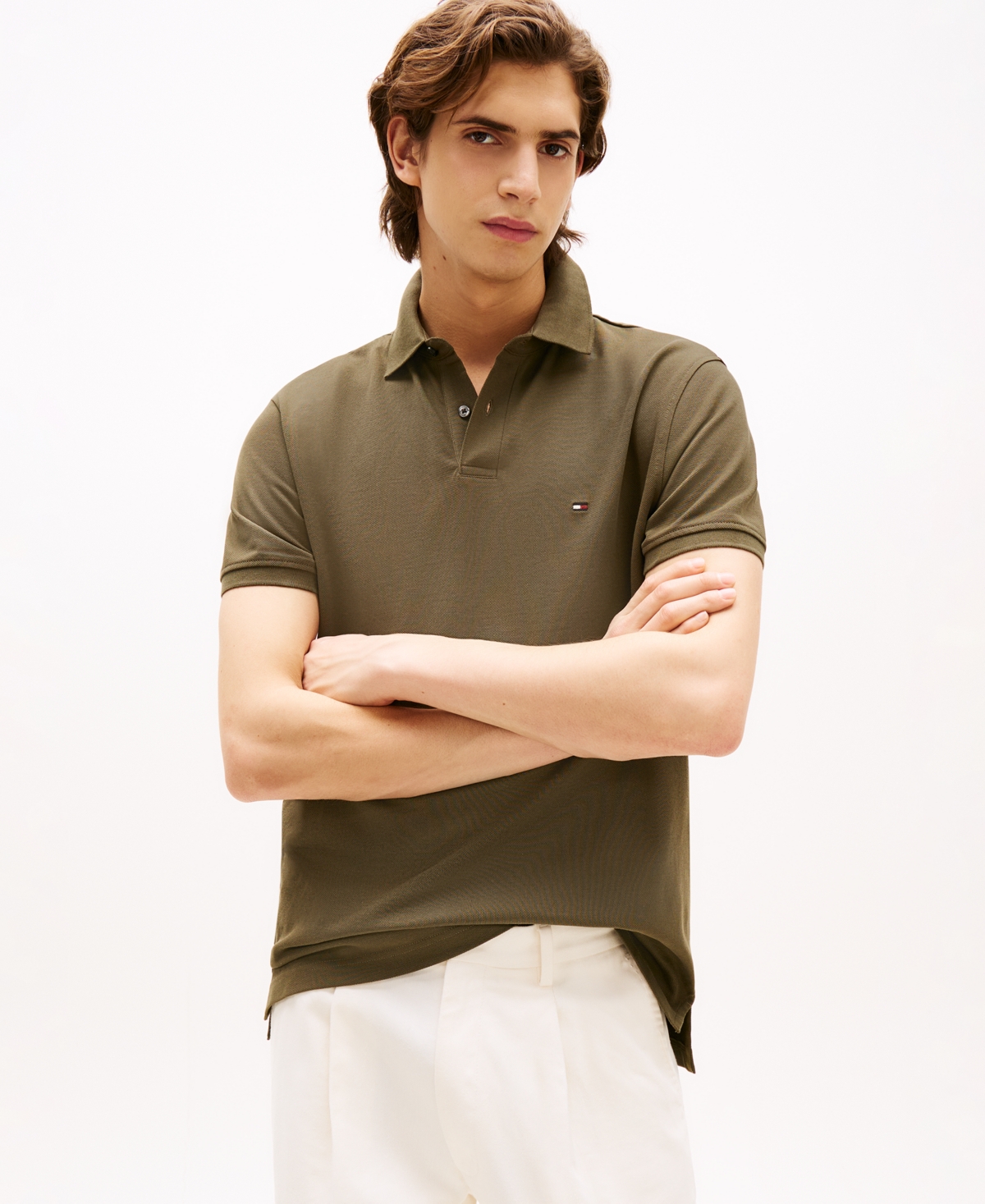 Tommy Hilfiger Men's Cotton Classic Fit 1985 Polo In Green
