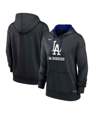 Nike - Women's  Black Los Angeles Dodgers Authentic Collection Performance Pullover Hoodie