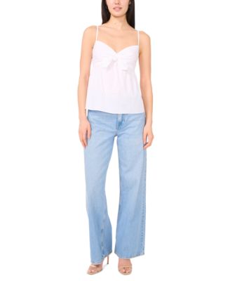 Women's Cotton Tie-Front Camisole