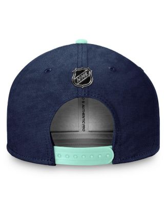 Men's Deep Sea Blue/Light Blue Seattle Kraken Authentic Pro Rink Snapback Hat