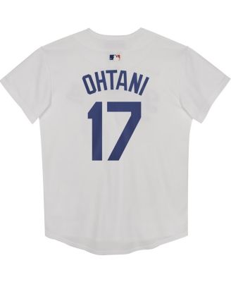 Preschool Shohei Ohtani White Los Angeles Dodgers Home Game Player Jersey
