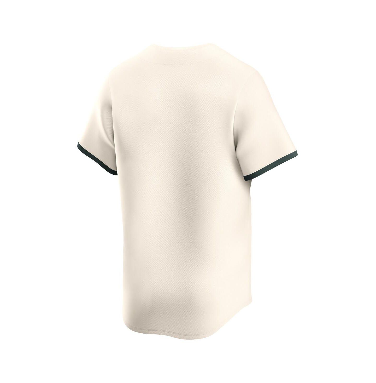 Мужской топ Nike Natural Michigan State Spartans College Limited Baseball Jersey — фото 2
