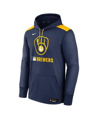 Nike Men's Navy Milwaukee Brewers Authentic Collection Performance