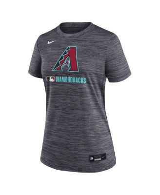 Women's Black Arizona Diamondbacks Authentic Collection Velocity Performance T-Shirt