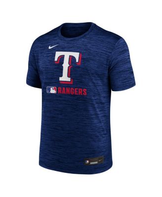 Men's Royal Texas Rangers Authentic Collection Velocity Performance Practice T-Shirt