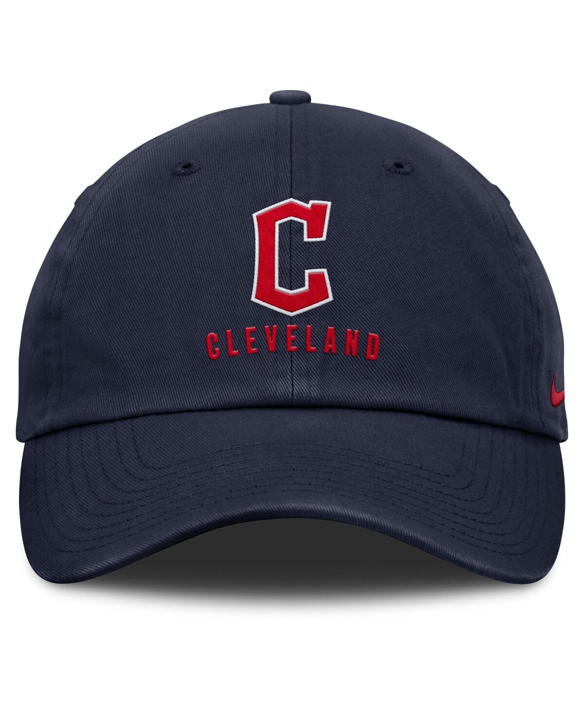 Nike Women's Navy Cleveland Guardians Club Adjustable Hat In Navy