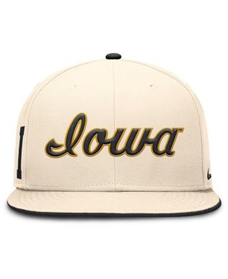 Men's Natural Iowa Hawkeyes Primetime True Performance Fitted Hat