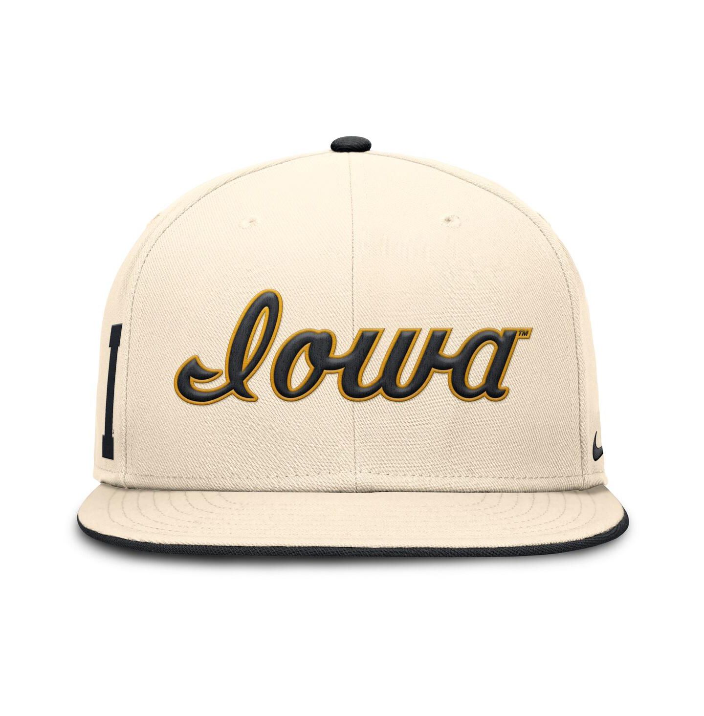 Мужская кепка Nike Natural Iowa Hawkeyes Primetime True Performance Fitted Hat — фото 5