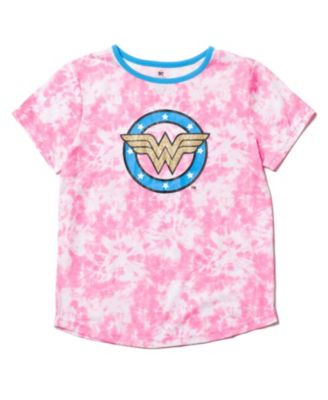 Girls DC Comics Wonder Woman Pajama Shirt and and Pajama Pants Sleep Set