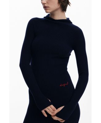 Women's Fitted dress with hood