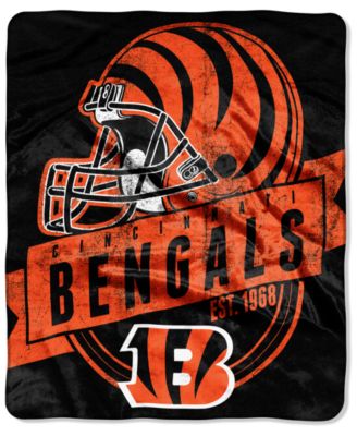 Northwest Company - Cincinnati Bengals Micro Raschel 12th Man Throw Blanket