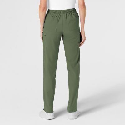 Women's W123 Flat Front Cargo Scrub Pant