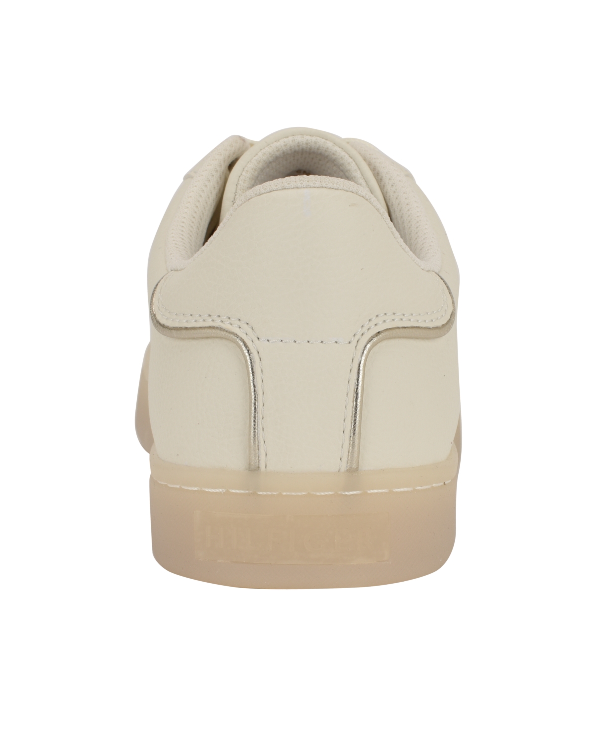 Tommy Hilfiger Women's Renaud Logo Lace-up Sneakers In Gold,white