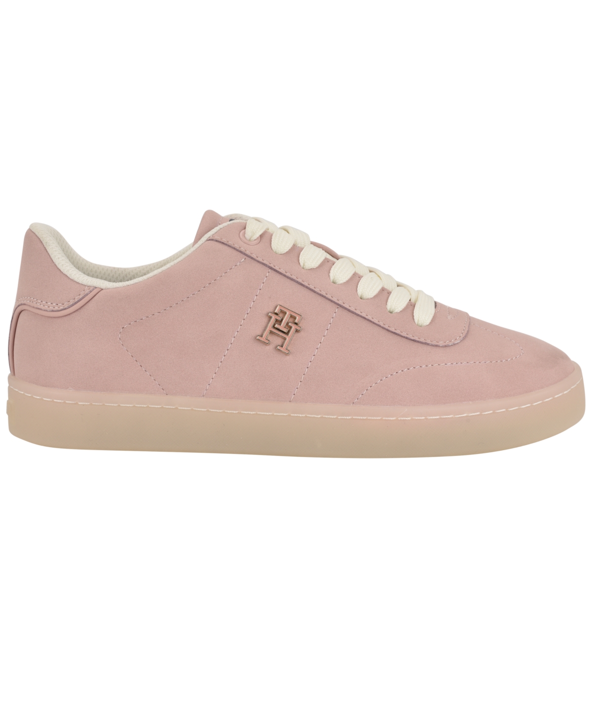 Tommy Hilfiger Women's Renaud Logo Lace-up Sneakers In Dusty Pink