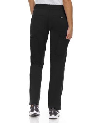 Plus Size Scrubs Mid Rise Six Pocket Active Yoga Scrub Pants