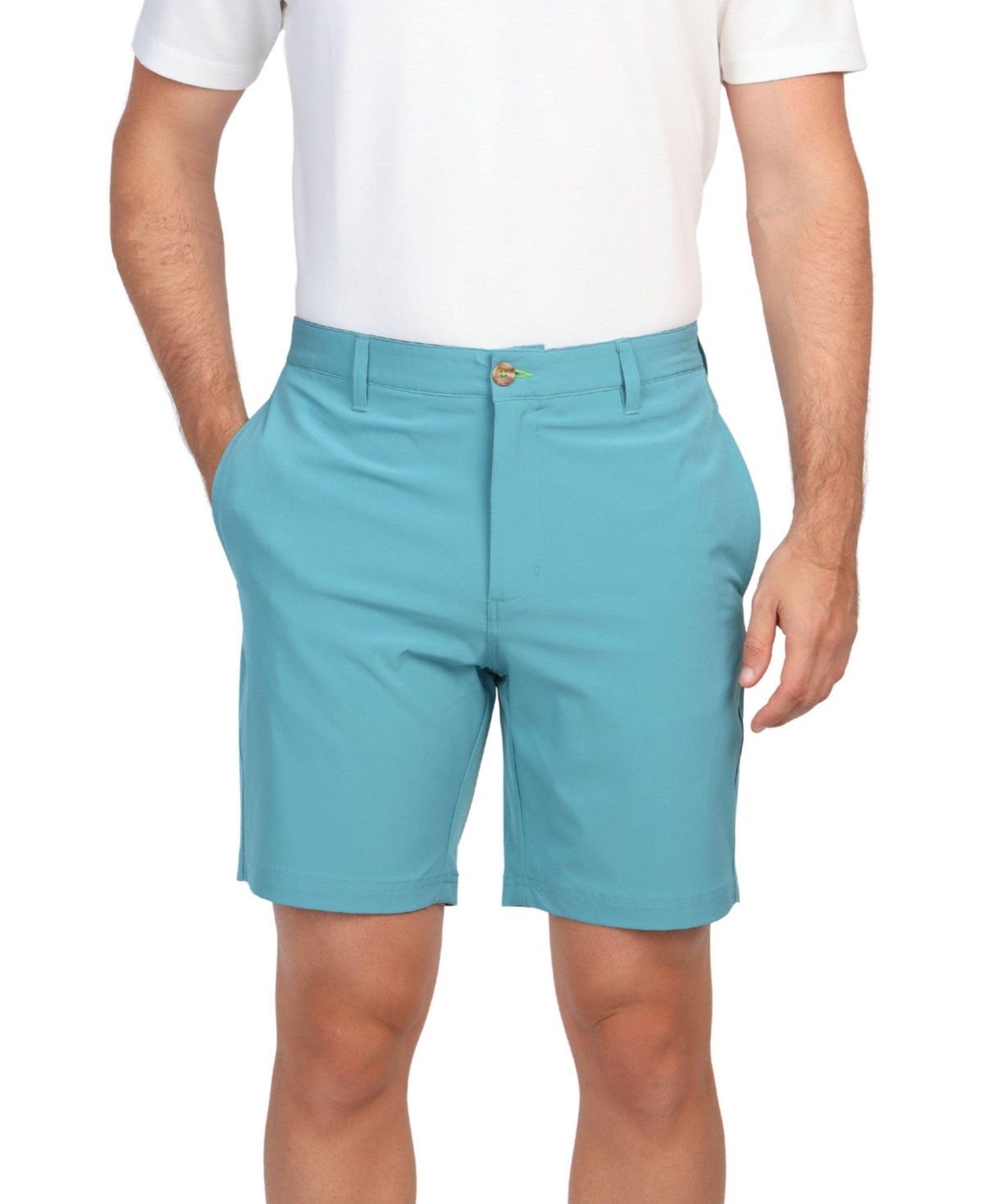 Men's Solid Performance Shorts - Jade