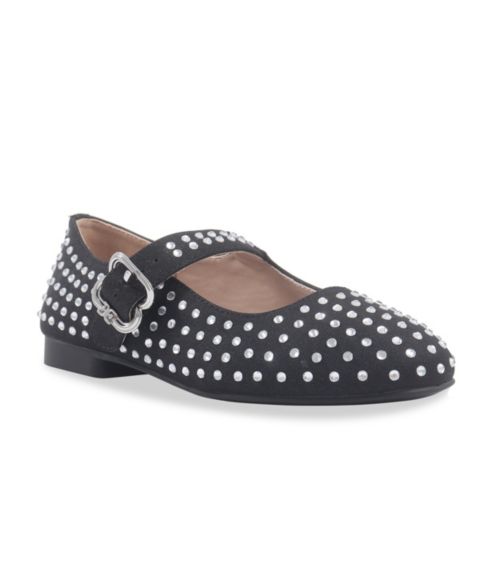 Балетки Sam Edelman Maeve Michaela Mary Jane Flat для девочек, цвет: Чёрный