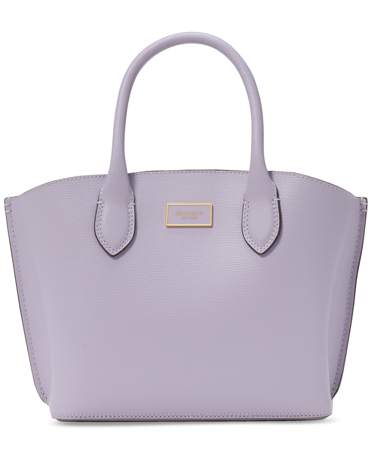Kate Spade Suite Leather Crossbody Tote Bag In Lavender Cream