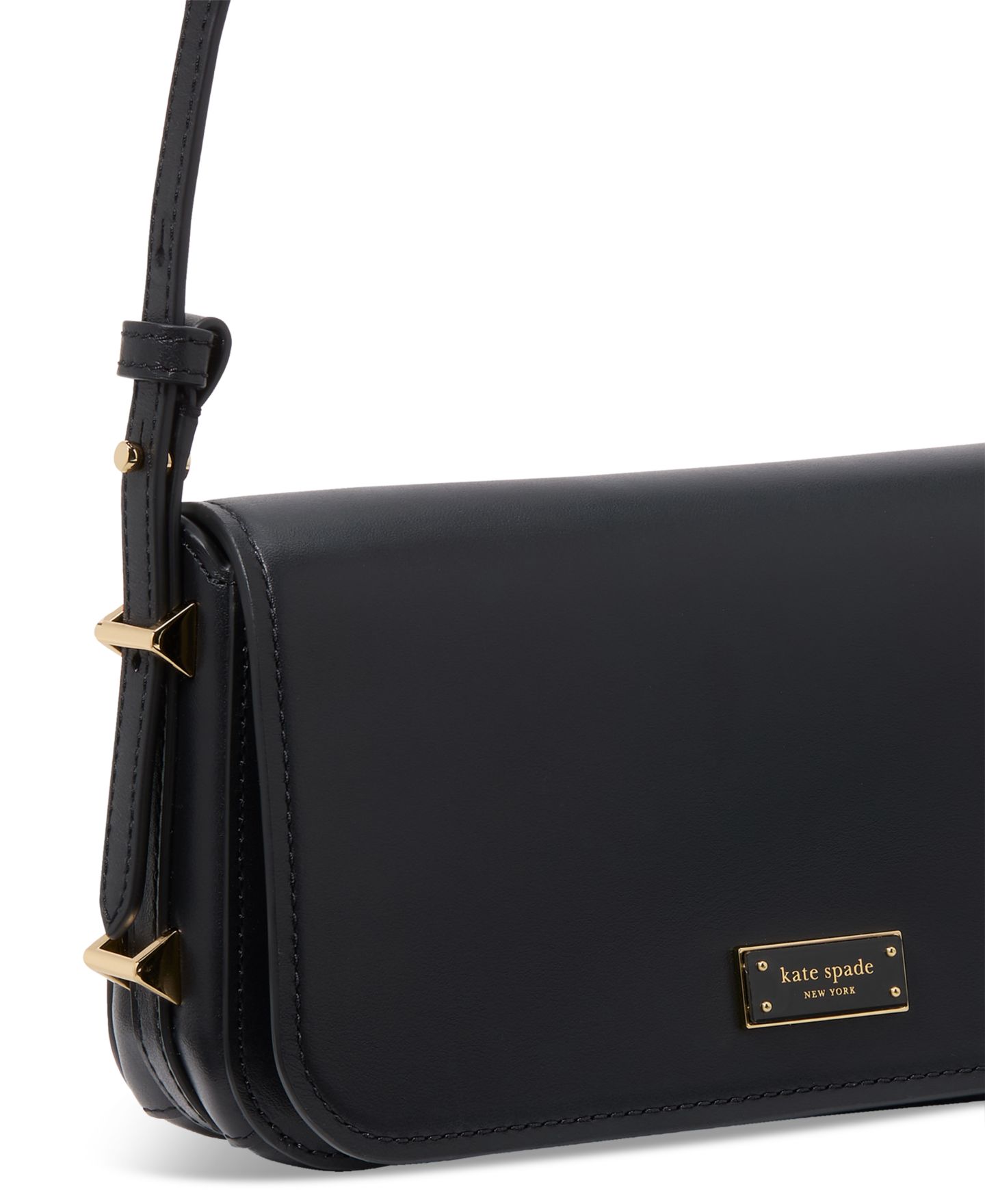 Женская сумка kate spade new york Liv Small Leather Shoulder, цвет: Чёрный — фото 5