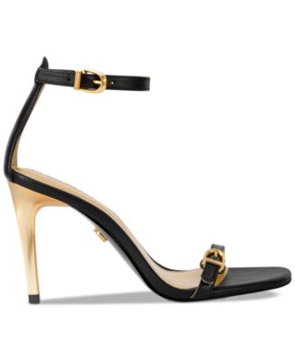 Donna Karan Women's Pryce Buckle Ankle-Strap Dress Sandals