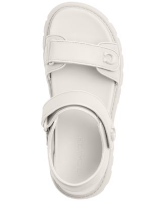 Brynn Buckled Leather Platform Sandals