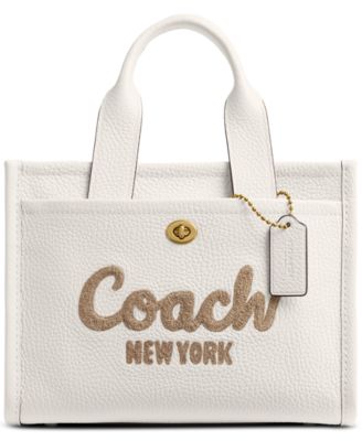 COACH - Cargo Pebbled Leather Tote Bag 26