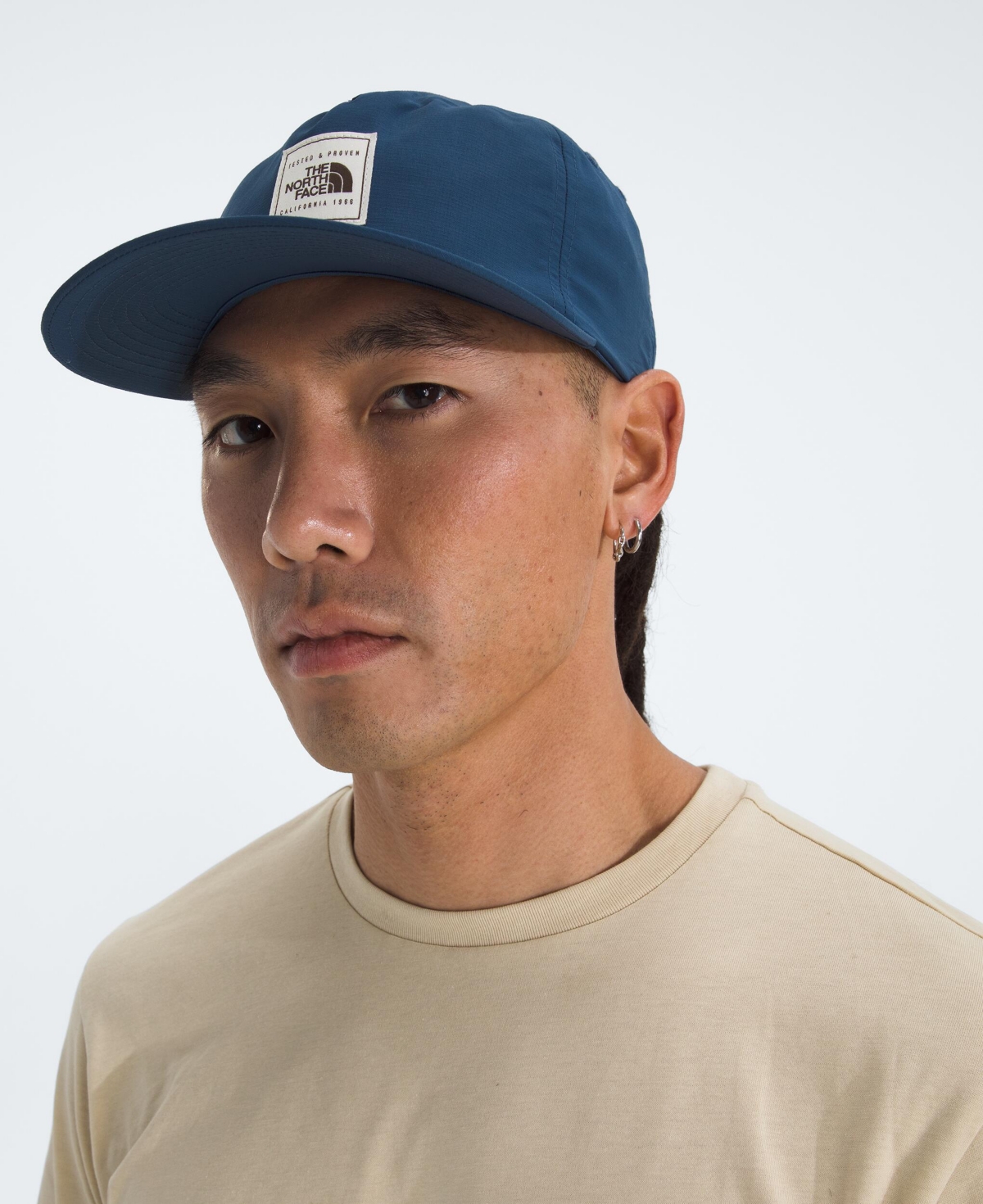 The North Face Men's Horizon 5-panel Hat In Shady Blue,tested Proven Patch