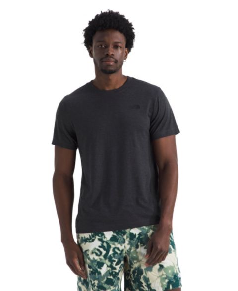 Мужская футболка The North Face Short Sleeve Tri-Blend, цвет: Тёмный серый меланжевый