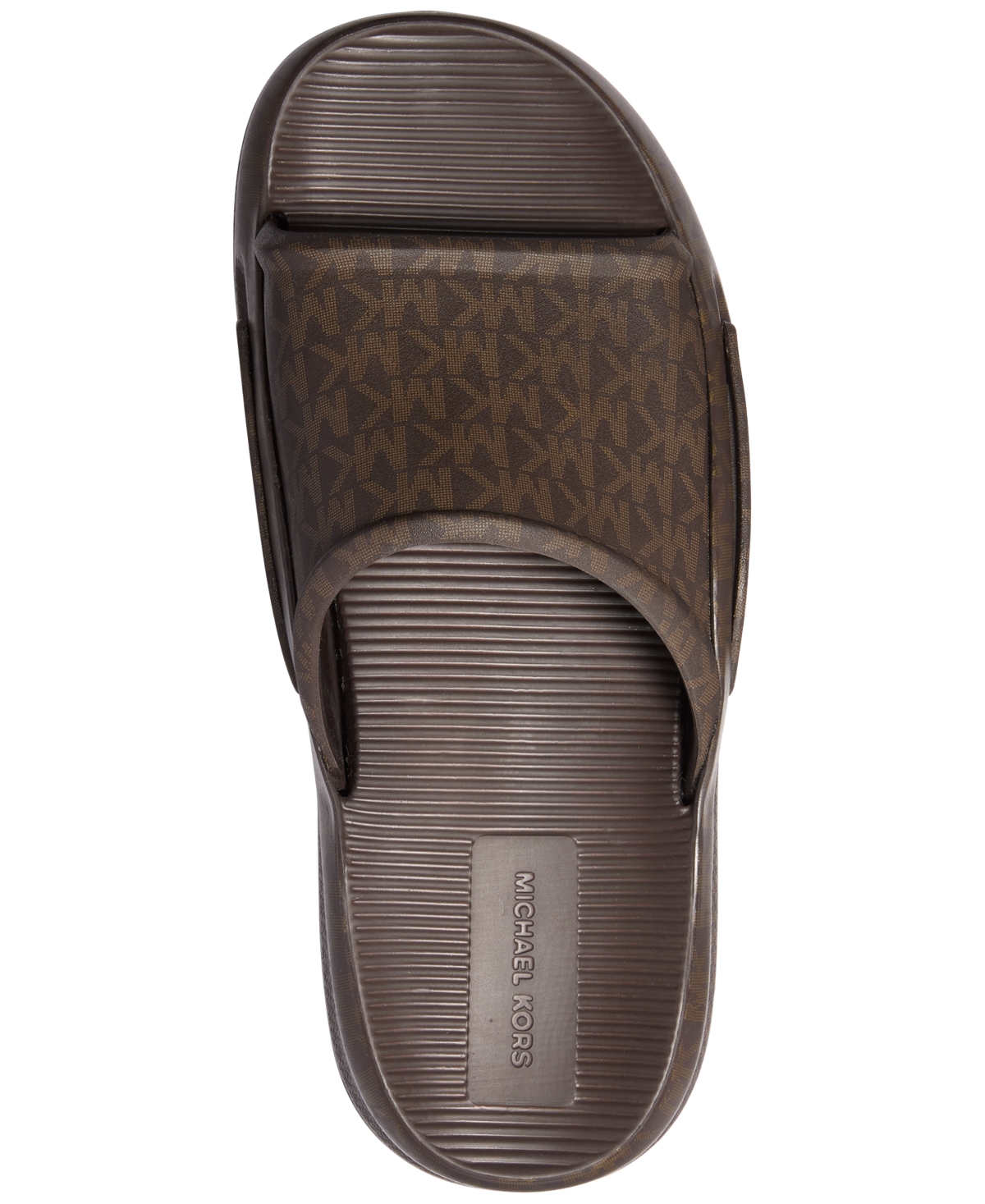 Michael Kors Men's Griffin Slide Sandals In Brown Multi