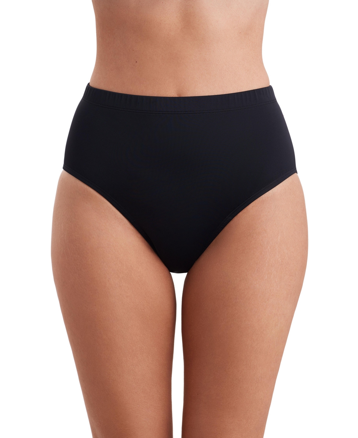 Women's Solid Bottoms Basic Brief Swimsuit Bottom - Navy blue