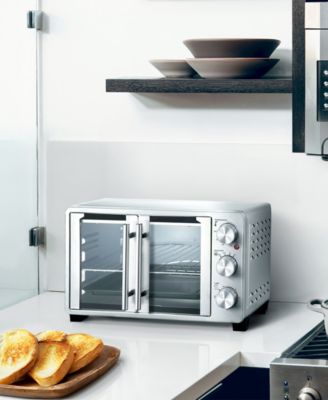 25 Quart French Door Multi-Function Electric Toaster Oven with Rotisserie Set