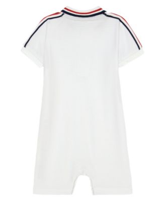 Baby Boys Pique Short Sleeve Signature Polo Bodysuit
