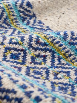 Women's Warm Cardigan with Fair Isle Pattern, Boyfriend Fit