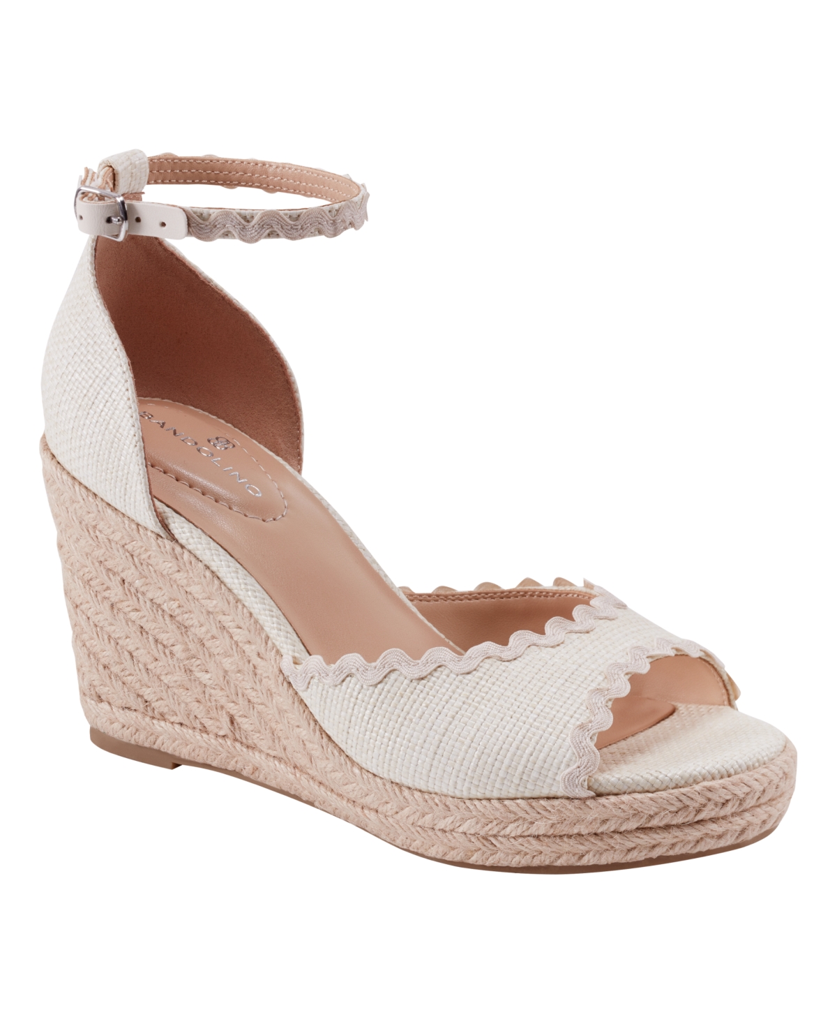 Women's Kendri Espadrille Wedge Sandals - Peach/Ivory Floral
