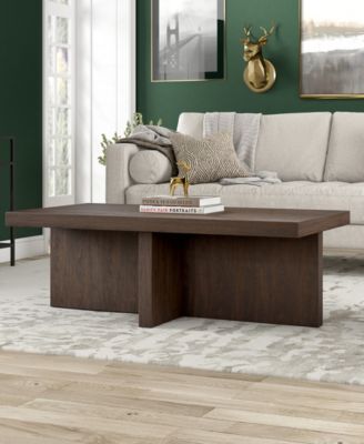 44" Elna Wide Rectangular Coffee Table