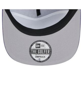 Men's Purple Phoenix Suns Oversized Puff Print Logo Golfer Snapback Hat