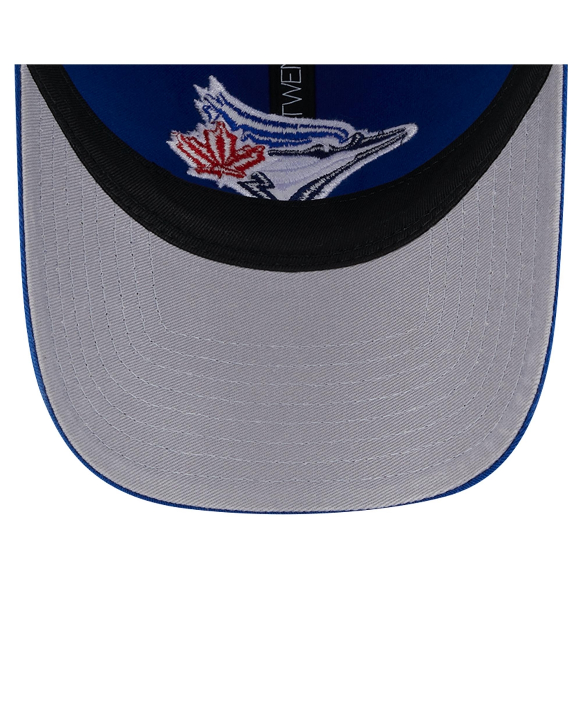 NEW ERA MEN'S ROYAL TORONTO BLUE JAYS TEAM SLICK TRUCKER 9TWENTY ADJUSTABLE HAT 