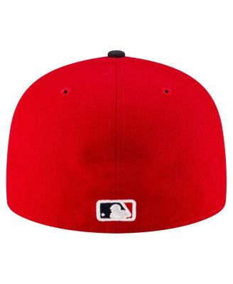 Men's Red/Black Cleveland Guardians Authentic Collection On Field 59FIFTY Fitted Hat