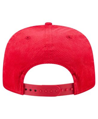 Men's Red Cincinnati Reds Full Circle Corduroy&nbsp;Golfer Adjustable Hat